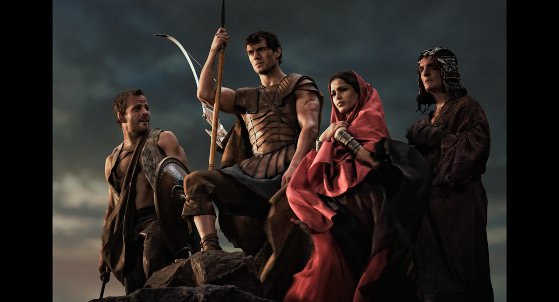 Stephan Dorff, Henry Cavill, Freida Pinto and Grey Bryk "Immortals"