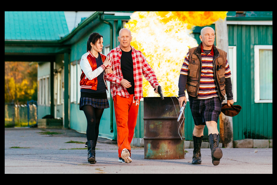 Mary-Louise Parker, Bruce Willis and John Malkovich