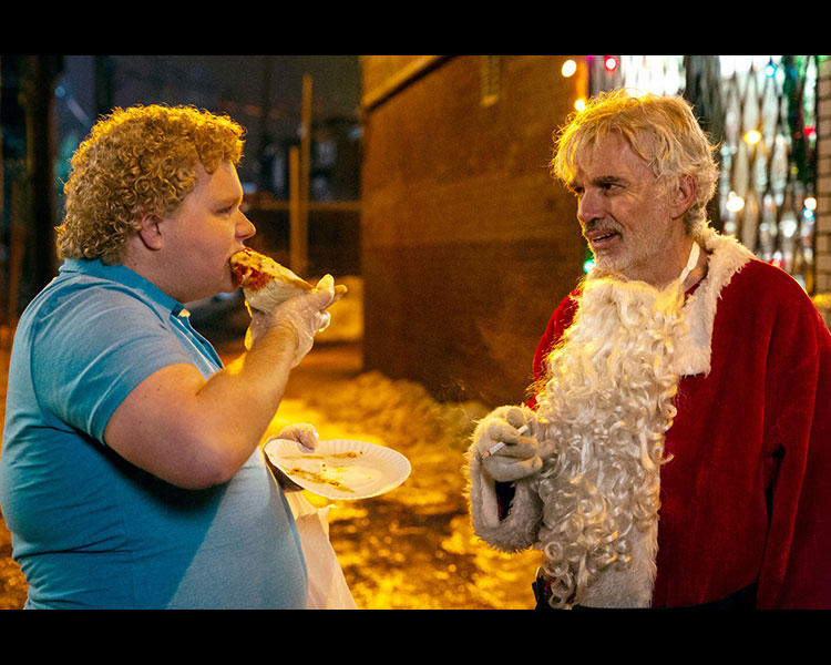 "Bad Santa 2" Brett Kelly and Billy Bob Thornton