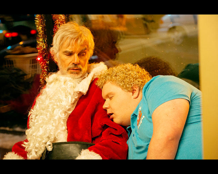 "Bad Santa 2" Brett Kelly and Billy Bob Thornton
