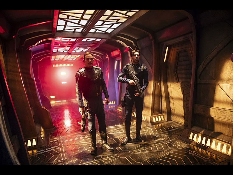 Jason Isaacs and Shazad Latif "Star Trek Discovery"