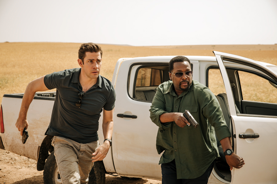 "Jack Ryan" John Krasinski and Wendell Pierce