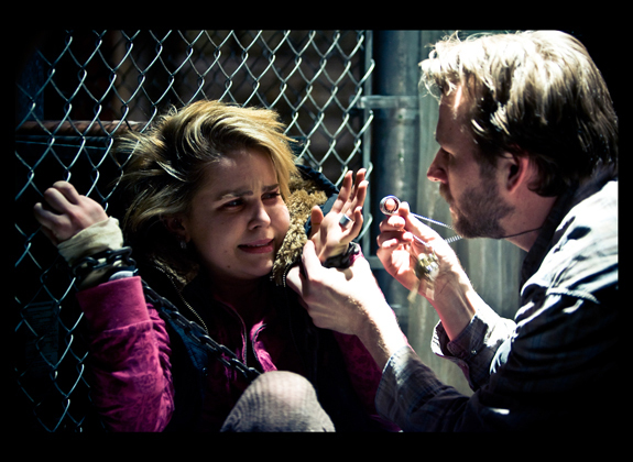 Mae Whitman and Dallas Roberts "The Factory"