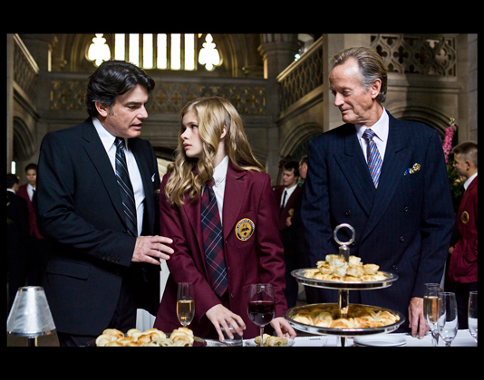 Peter Gallagher, Jenna Boyd and Peter Fonda in "The Gathering"